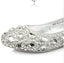 Delicate Crystal Flat Pointed Toe Rhinestone Wedding Bridal Shoes, SY0101