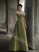 Elegant Strapless Sleeveless A-line Long Prom Dress,PDS1035
