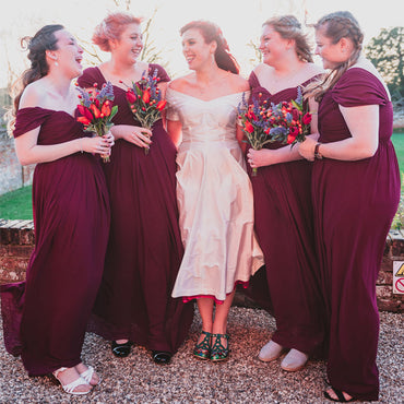 Newest Mermaid Off-shoulder Floor-length Long Bridesmaid Dresses, BDS0149