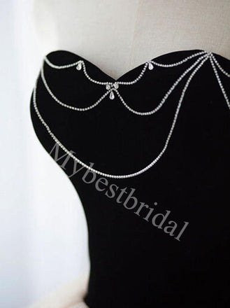 Elegant Sweetheart Sleeveless A-line Prom Dresses,PDS0806