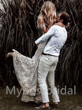 Sexy Sweetheart Off shoulder Mermaid Lace applique Wedding Dresses,WDY0330