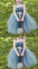 Dusty Blue Pix Tutu Dresses, Tulle Flower Girl Dresses, Cheap Little Girl Dresses for Wedding, FGY0116