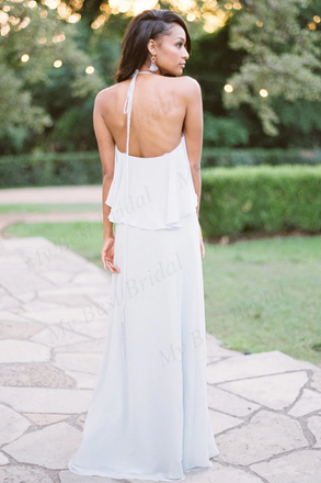 Sheath Straps White Chiifon Bridesmaid Dresses,Cheap Bridesmaid Dresses,WGY0384