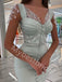 Sexy V-neck Side slit Mermaid Prom Dresses,PDS0759