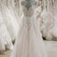 Sweetheart Spaghetti Straps Floor-length A-line Lace Cheap Wedding Dresses, WDY0138