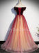 Elegant Sweetheart Off shoulder A-line Prom Dresses, PDS0502