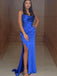 Mermaid Spaghetti Strap Floor-length Long Prom Dresses Online, PDS0169