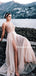Vintage Sweetheart A-line Sparkly Tulle Side Slit Wedding Dresses, WDY0277