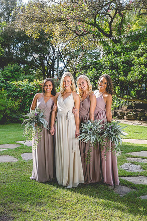 Spaghetti Straps Bridesmaid Dresses,V-neck Chiffon Bridesmaid Dresses,Cheap Bridesmaid Dresses,WGY0267