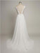 Charming Sweetheart Lace Beaded Sexy Mermaid White Chiffon Wedding Dresses, WDY0116