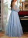 Elegant Sweetheart Long sleeveles A-line Prom Dresses,PDS0892