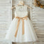 Illusion Lace Top Open Back Lovely Flower Girl Dresses,  Cheap Little Girl Dresses, FGY0128