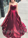 Elegant Sweetheart Sleeveless A-line Prom Dresses,PDS0571