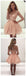 Stunning Lace Long Sleeves Illusion Short Cheap Homecoming Dresses 2018, BDY0293