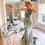 Mismatched Halter Mermaid Floor-length Elegant Simple Pretty Long Bridesmaid Dresses, BDS0254