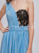 Sexy One shoulder Side slit A-line Prom Dresses,PDS0519