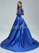 Elegant Long sleeves Strapless Prom Dresses, PDS0513