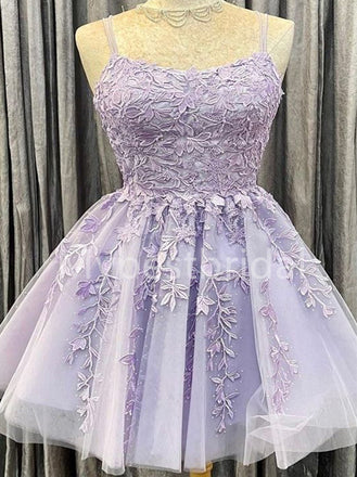 Sexy Spaghetti straps Sleeveless Short Homecoming Dresses, HDS0082