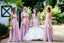 Pink Lace Bridesmaid Dresses,Plus Size One-Shoulder Bridesmaid Dresses,Cheap Chiffon Bridesmaid Dresses,WGY0269