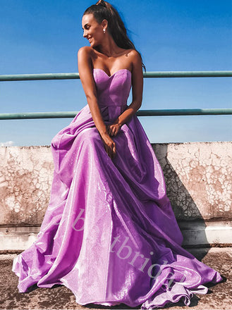 Elegant Sweetheart Sleeveless A-line Prom Dresses,PDS0921