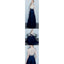 A line Prom Dresses, Blue Prom Dresses, Long Prom Dresses With Beaded/Beading Cap Sleeve Bateau ,PDY0307