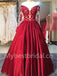 Elegant Sweetheart Long sleeves Ball gown Prom Dresses, PDS0538