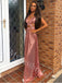 Sexy V-neck Sleeveless A-line Prom Dresses,PDS0925