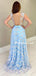 Charming V-Neck Sexy Popular A-Line Evening Sparkly Custom Long Prom Dresses Online,PDY0153