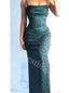 Elegant Strapless Sleeveless Mermaid Prom Dresses,PDS0916