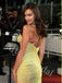 Sparkling V-neck Side slit Sleeveless Mermaid Prom Dresses,PDS1023