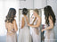 Sexy Straps Simple Cheap ankle length Backless Bridesmaid Dresses, TYP0034