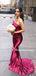 Newest One-shoulder Side Slit Mermaid Long Cheap Bridesmaid Dresses, BDS0138