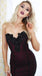 Sweetheart Handmade Beaded Long Mermaid Black Lace Prom Dresses, Evening Dresses, BG0359