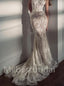 Sexy Sweetheart Mermaid Floor-length Lace applique Wedding Dresses, WDY0199