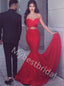 Sexy Sweetheart Two-pieces Sleeveless Mermaid Prom Dresses,PDS0761