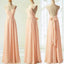 Sweet Heart Backless Pink Chiffon Bridesmaid Dresses,Cheap Bridesmaid Dresses,WGY0359
