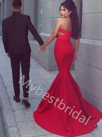 Sexy Sweetheart Two-pieces Sleeveless Mermaid Prom Dresses,PDS0761