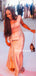 Newest One-shoudler Mermaid Long Bridesmaid Dresses Online, BDS0158