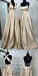 Simple A-line Satin Long Evening Dresses,Cheap Prom Dresses,PDY0633