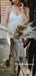 Beautiful Spaghetti Strap V-neck Charming Long Wedding Dresses, WDS0069