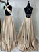 Simple A-line Satin Long Evening Dresses,Cheap Prom Dresses,PDY0633