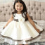 White Handmade Flower Satin  Flower Girl Dresses ,Cheap Toddler Flower Girl Dresses,FGY0205