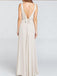 Elegant Long V-Back Chiffon Floor-Length Dress For Wedding Party ,Bridesmaid Dresses,WGY0155