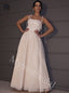 Elegant Square Sleeveless A-line Evening Gowns Prom Dresses,PDS1004