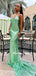 Simple Halter Mermaid Sequin Open Back Long Prom Dresses Online, PDS0164