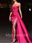 Elegant Sweetheart Side slit A-line Prom Dresses, PDS0469