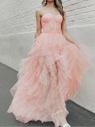 Elegant Sweetheart Sleeveless A-line Prom Dresses,PDS0893