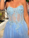 Elegant Sweetheart Sleeveless A-line Prom Dresses,PDS0926