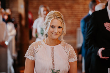 Newest Round Neck Pink Tulle Short Sleeve Long Cheap Bridesmaid Dresses, BDS0126