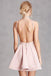 Sexy Backless Pink Cheap 2018 Homecoming Dresses Under 100, BDY0214